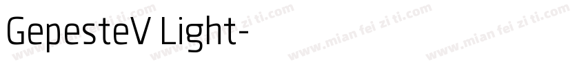 GepesteV Light字体转换